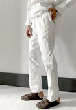 STRAIGHT SKINNY PANT RAW COTTON