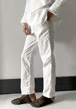 STRAIGHT SKINNY PANT RAW COTTON