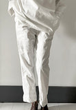 STRAIGHT SKINNY PANT RAW COTTON