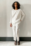 STRAIGHT SKINNY PANT RAW COTTON