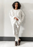 STRAIGHT SKINNY PANT RAW COTTON