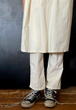 STRAIGHT SKINNY PANT RAW COTTON