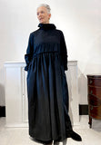 RAW WAIST DRESS LONG SLEEVE